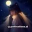 用户夜猫子V的头像，夜间活跃用户形象